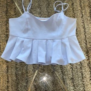 Ruffle crop top